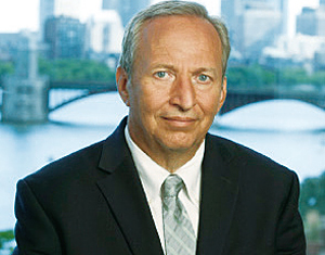 로런스 서머스(Lawrence Summers) 하버드 경제학 박사, 버락 오바마 행정부 국가 경제위원회 위원장, 빌 클린턴 행정부 재무부 장관, 전 하버드대 총장