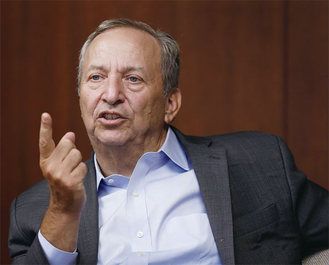 로런스 서머스(Lawrence Summers) 하버드대 경제학박사, 미국 재무장관, 국가경제위원회 위원장, 하버드대 총장