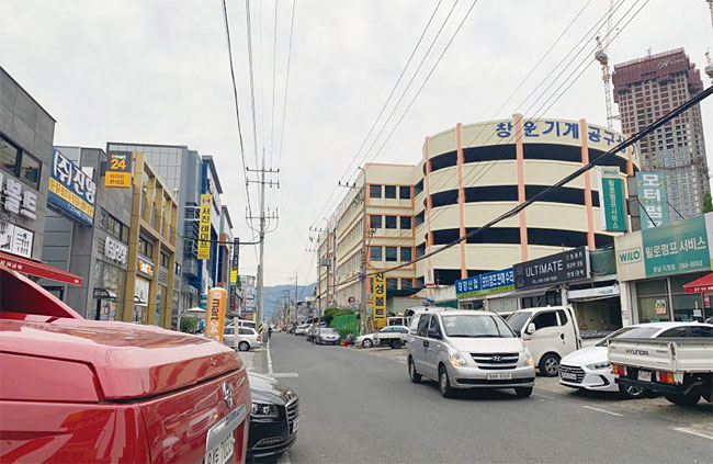 창원공구상가 전경. 사진 정미하 기자