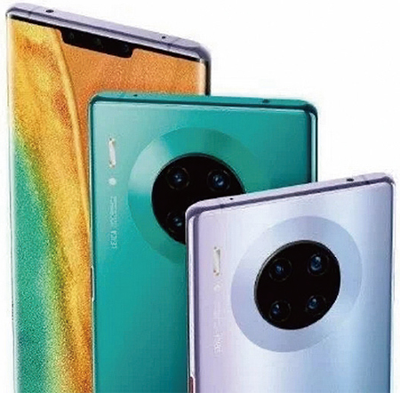 화웨이 메이트30 예상 이미지. 사진 트위터