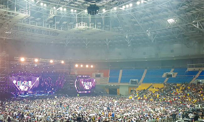 5월 5일 서울 방이동 올림픽공원 체조경기장에서 열린 ‘내일은 미스트롯 효 콘서트’ 사진 이민아 기자