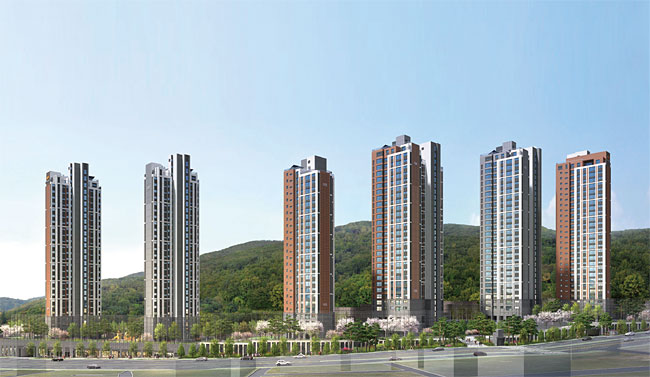 ‘e편한세상 홍제 가든플라츠’ 투시도. 사진 대림산업