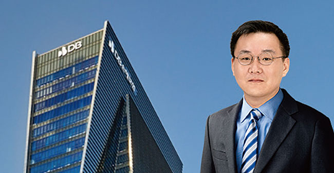 DB그룹 사옥과 김남호 신임 회장. 사진 DB그룹