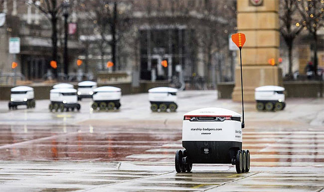 로봇 배송 업체 스타십 테크놀로지는 1월 27일(현지시각) 전 세계에서 100만 건 이상의 로봇 배송을 완료했다고 밝혔다. 사진 스타십