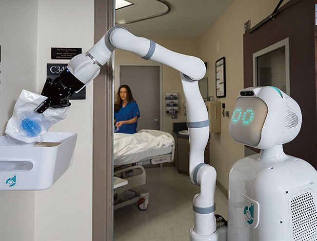 간호사 로봇 ‘목시’. 사진 딜리전트 로보틱스