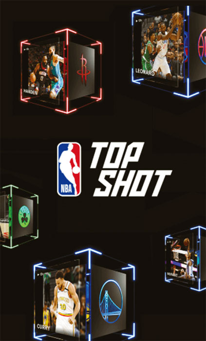 NBA는 캐나다 스타트업 대퍼랩스와 함께 선수들의 경기 하이라이트를 담은 NFT 기반 디지털 카드를 출시했다. 사진 대퍼랩스