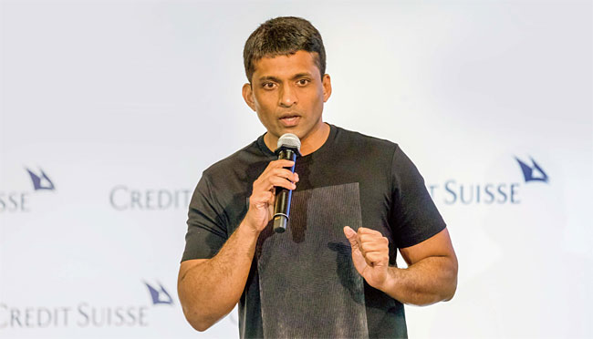 바이주 라빈드란(Byju Raveendran) 싱크앤드런 창업자 겸 최고경영자(CEO). 사진 블룸버그