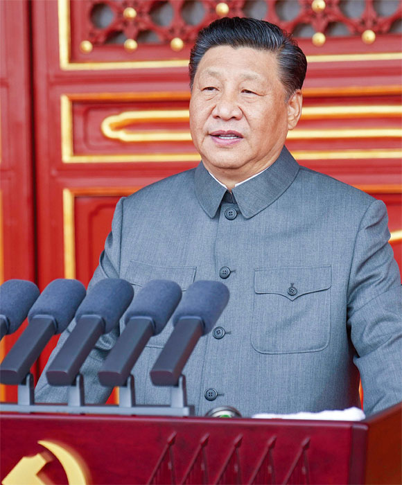 시진핑 중국 국가주석은 중국의 세계 제패를 뜻하는 중국몽(中國夢) 실현을 강조해왔다. 사진 신화연합
