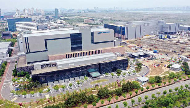 인천 연수구 송도국제도시의 삼성바이오로직스 본사. 사진 연합뉴스