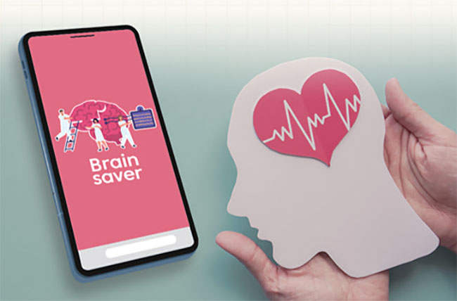 한림대성심병원의 뇌졸중 환자 데이터 관리 앱 ‘브레인 세이버’. 사진 한림대성심병원