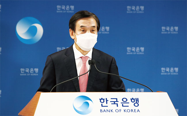 이주열 한국은행 총재. 사진 연합뉴스