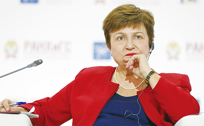 크리스탈리나 게오르기에바 IMF 총재. 사진 셔터스톡