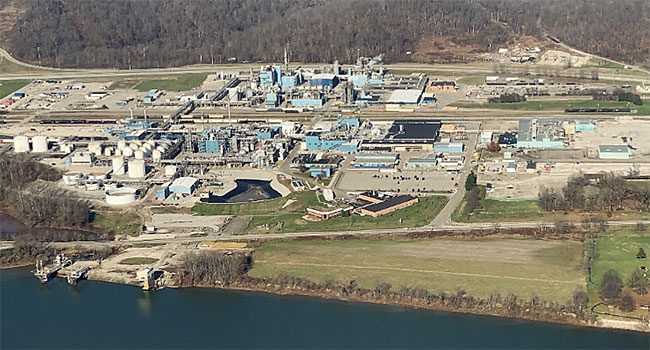 미국 오하이오주 벨프레에 있는 크레이튼 SBC 생산 공장. 사진 DL케미칼