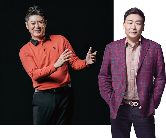 임진한 코치(왼쪽)와 이정윤 세무사. 사진 콜프다이제스트코리아·밸런스에셋