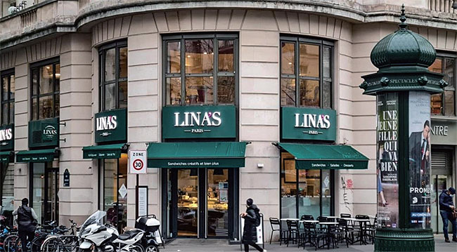프랑스 샌드위치·샐러드 전문 ‘리나스(LINA’S)의 프랑스 오스만점. 사진 SPC그룹
