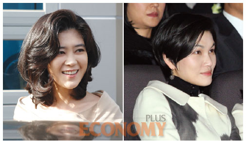 - (왼쪽)이부진 호텔신라 사장. (오른쪽)이서현 제일모직 부사장.