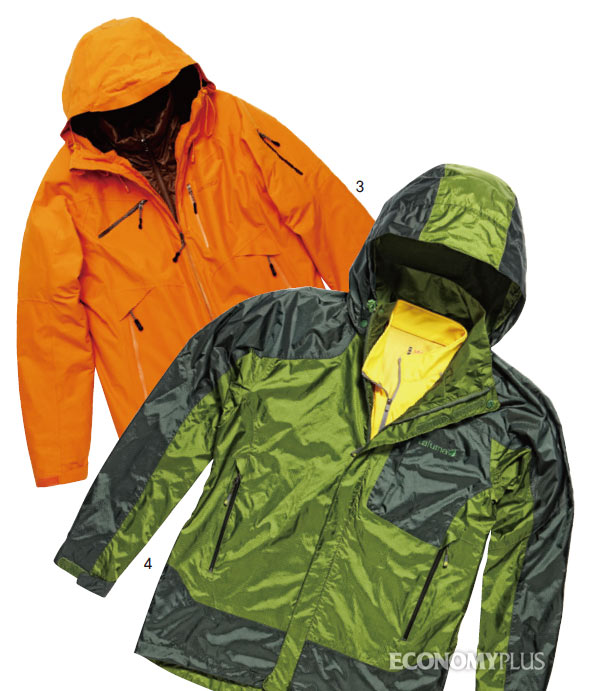 3. 노티카의 집 인 집 재킷4. 라푸마의 아웃도어 룩 방수 경량 탈착후드 재킷과 UPF 50 배색 컬러 레글런 반집업 티셔츠