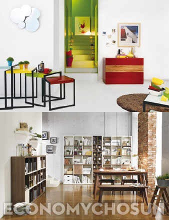 리바트 ‘캐주얼스타일’(위), 한샘몰 ‘샘’