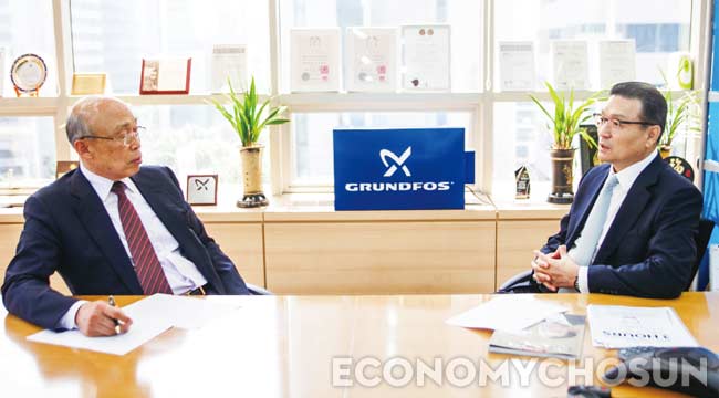 이강호 대표는 펌프 하나만 고효율 제품으로 바꿔도 지금보다 에너지 소비량을 10~20% 더 줄일 수 있다고 말했다.