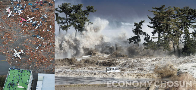 일본은 초대형 대지진과 후쿠시마 원전 방사능 누출 사태 등 국가 재난을 겪은 뒤 신속하게 비상경영체제에 돌입했다. 사진은 지난 2011년 3월11일 대지진 발생 당시의 모습. 