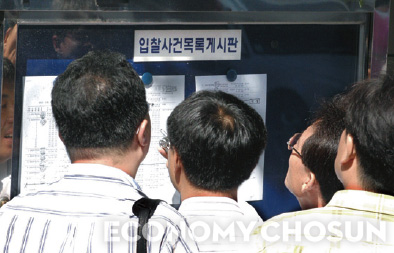 - 최근 부동산 경기가 살아나면서 취하, 변경 처리되는 물건이 늘고 있다.