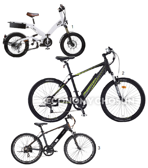 1. 영국 A2B의 옥타브는 최대 70㎞까지 이동할 수 있다. 2. 삼천리자전거의 팬텀XC 3. 알톤스포츠의 이스타S