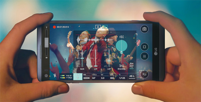 LG V20은 쿼드 DAC를 탑재해 원음에 가까운 소리를 제공한다.