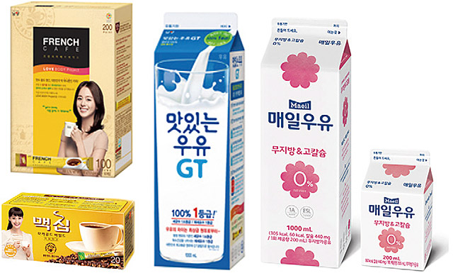 주요 식품업체들은 불황 돌파를 위해 미래 먹거리 사업을 발굴해야 하는 과제를 안고 있다. 사진은 식품업체들의 주요 제품들.