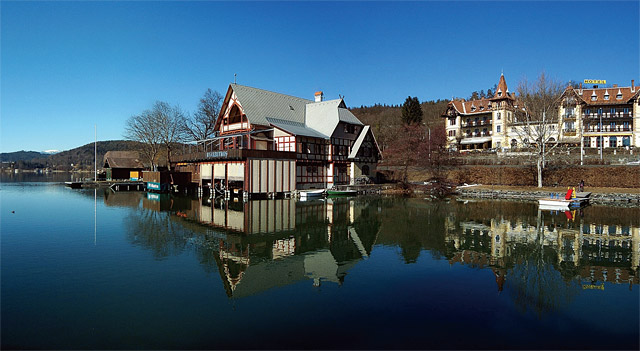 수많은 음악가들에게 영감을 줬던 오스트리아 뵈르터제(Worthersee) 호수. <사진 : 위키피디아>