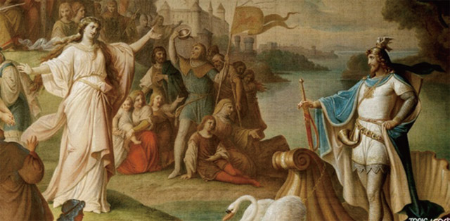 바그너 오페라 ‘로멘그린’의 한 장면.