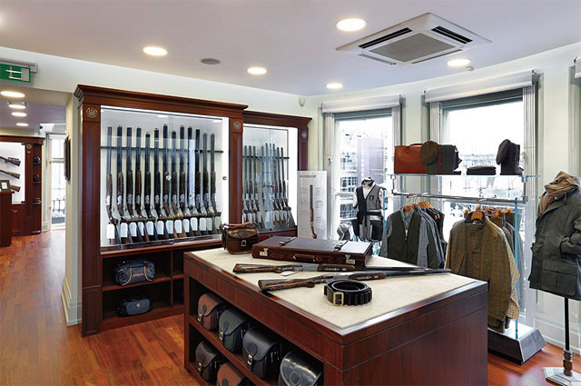 총기, 스포츠 의류, 가방, 액세서리 등을 판매하는 ‘베레타’ 런던 갤러리. <사진 : 베레타>
