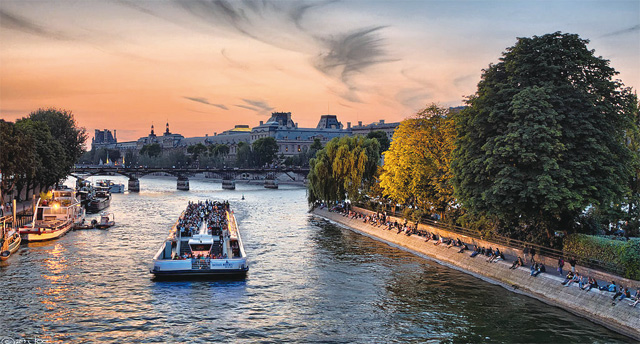 파리의 상징 센강의 모습. <사진 : 위키피디아>