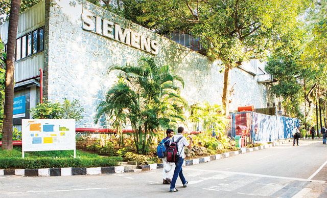 지멘스는 인도에 연구개발센터 11곳을 포함한 22개의 생산 거점을 구축하고 있다. 인도 뭄바이에 있는 지멘스 공장. <사진 : 지멘스>