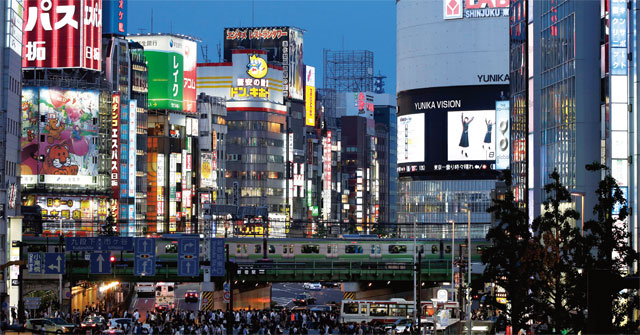 일본의 2분기 국내총생산(GDP)은 내수 회복에 힘입어 전 분기보다 1.0% 성장했다. 사진은 일본 도쿄의 신주쿠. <사진 : 블룸버그>