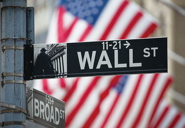 글로벌 금융사들이 밀집한 미국 월스트리트. <사진 : 블룸버그>