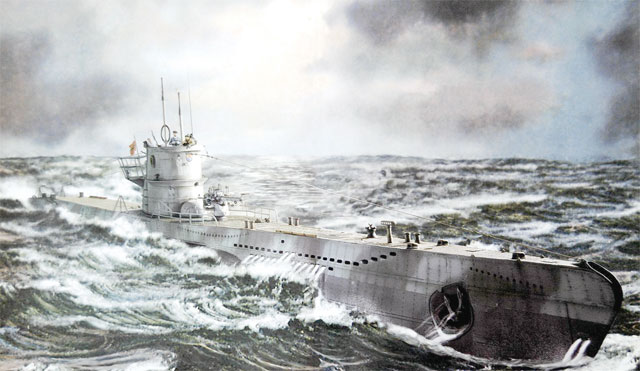 제1·2차세계대전 때 대서양·태평양에서 활동한 독일의 중형 잠수함 ‘유보트’ . ＜사진 : defence of the realm＞