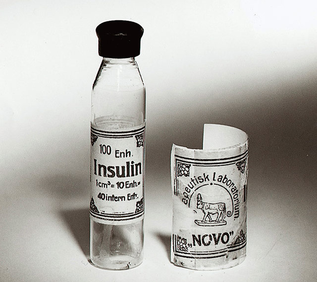 노보 노디스크가 설립 초기 생산하던 인슐린. <사진 : 노보 노디스크>