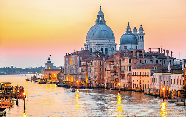 이탈리아 베네치아 전경. 베네치아는 ‘물의 도시’로 이름난 유명 관광지이지만, 음악인들에게는 과거부터 현재까지 영감의 원천으로 사랑받고 있다.
