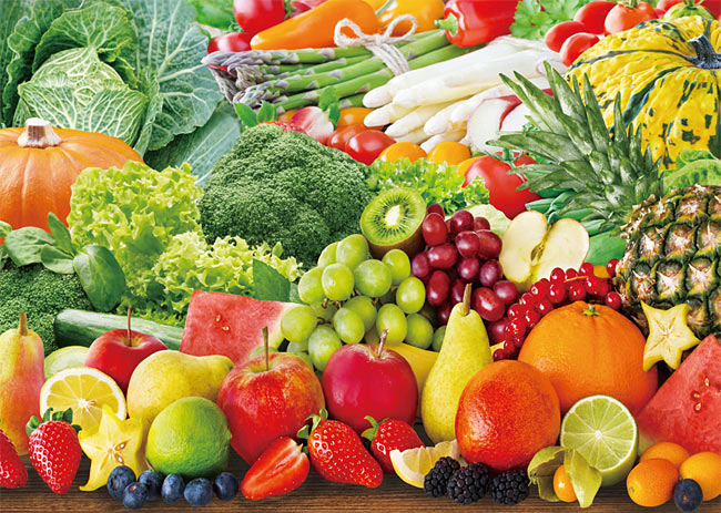 활성산소 발생을 억제하는 가장 좋은 항산화제는 색깔 있는 과일과 채소다.