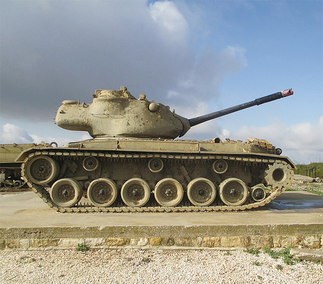 미국의 M47 전차. 사진 위키미디어