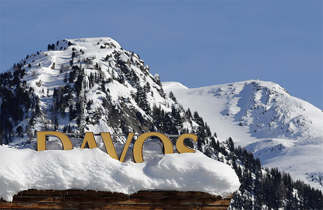 매년 1월 스위스의 휴양도시 다보스에서는 세계경제포럼(WEF) 연차총회가 열린다. 올해 1월 20일 제49회 WEF가 열린 다보스에서 찍은 사진. 사진 블룸버그