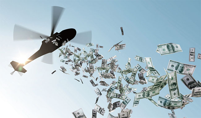‘헬리콥터 머니(helicopter money)’라고 불리는 재난기본소득이 지방자치단체별로 도입되고 있다. 재난기본소득은 재난으로 인한 경제 위기 해결을 위해 국민에게 현금을 직접 지급하는 제도다.