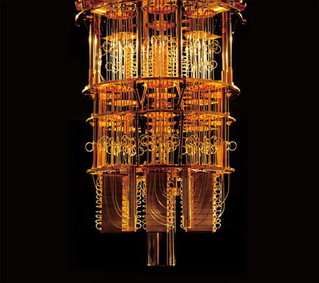 IBM의 양자컴퓨터 ‘IBM Q’. 사진 IBM