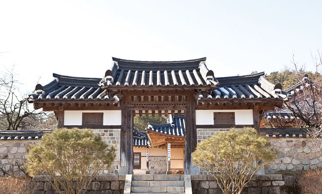 추사 고택 솟을대문. 사진 최갑수