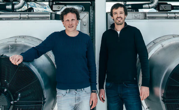 클라임웍스의 공동 창업자 크리스토프 게발트 (Christoph Gebald·왼쪽)와 얀 부르츠바허(Jan Wurzbacher). 클라임웍스