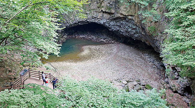 비둘기낭. 사진 최갑수