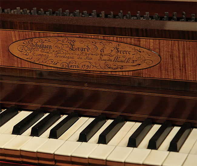 1791년산 에라르 피아노. 사진 위키피디아