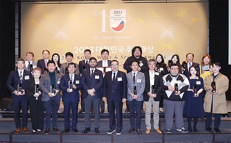 2023 대한민국 주류대상 수상자들. 사진 조선비즈