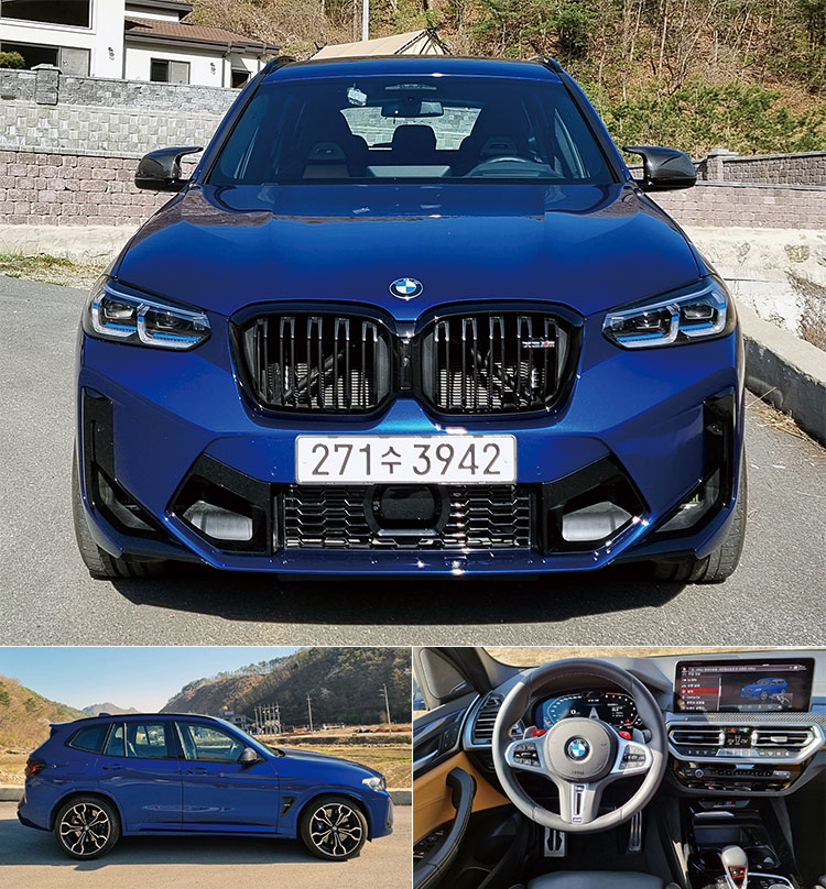 BMW X3 M 컴페티션. 사진 고성민 기자