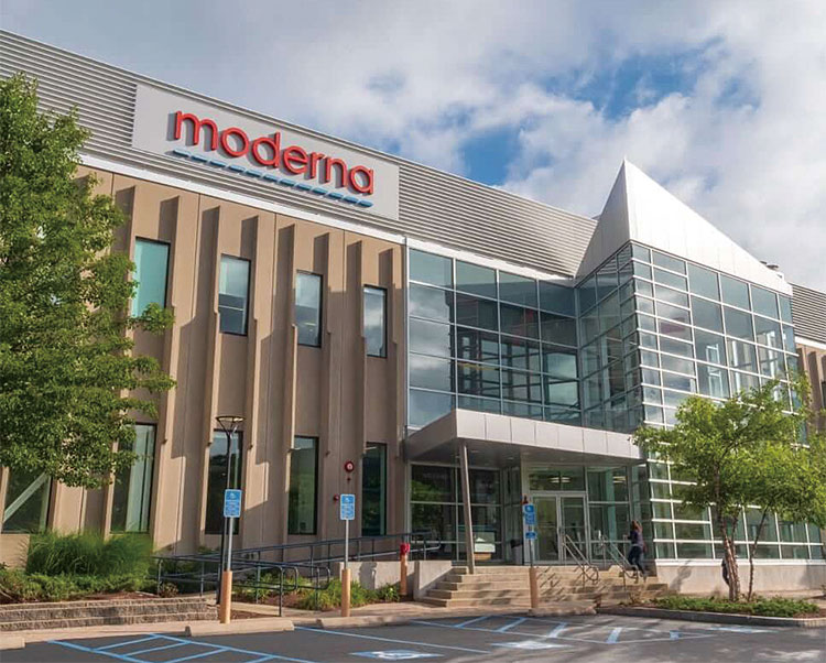 모더나 미국 본사. 사진 모더나